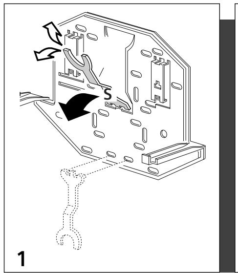SIEMENS BK2JU00 - Marquer l'emplacement des trous - 1