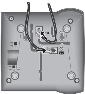 SIEMENS CLASSIC B22 - Collegare il Telefono (vedi figura) - 1