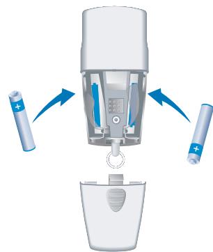 SIEMENS PROPOCKET - La télécommande est alimentée par deux piles AAAA - 1