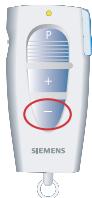SIEMENS PROPOCKET - Réglage du volume sonore - 2