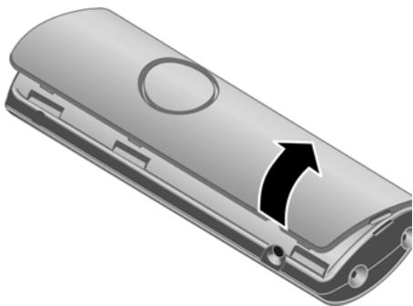 SIEMENS ATON CL700 IP - Ouverture du couvercle de la batterie - 1