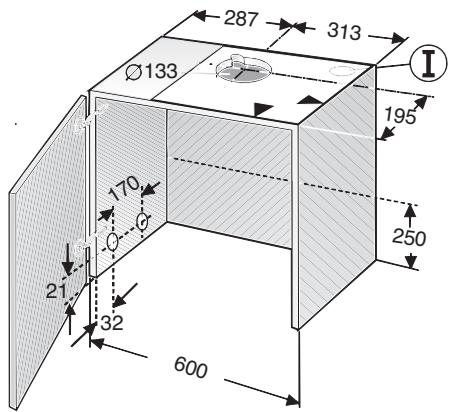 SIEMENS LI23031/03 - INSTALLATION INSTRUCTIONS - Abluft nach oben: - 1