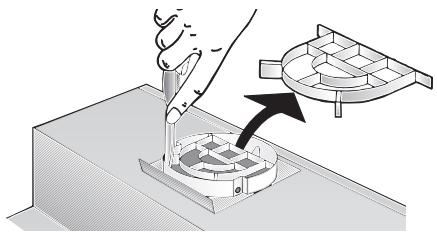 SIEMENS LI23031/04  - INSTALLATION INSTRUCTIONS - Installing the one-way flap: - 1