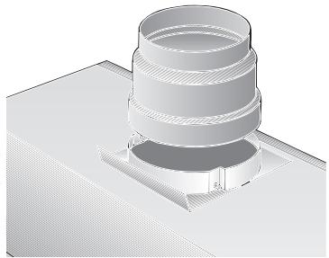 SIEMENS LI23031/04  - INSTALLATION INSTRUCTIONS - Attacco per tubo dell'aria di scarico da 100mm - 1