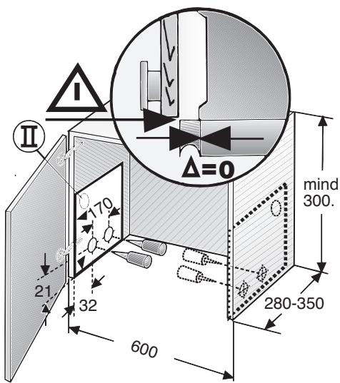 SIEMENS LI23031/04  - INSTALLATION INSTRUCTIONS - Let op: - 1