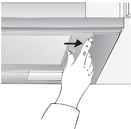 SIEMENS LI23031/04  - INSTALLATION INSTRUCTIONS - For appliances with a glass plate in the pull-out vapour extractor: - 1