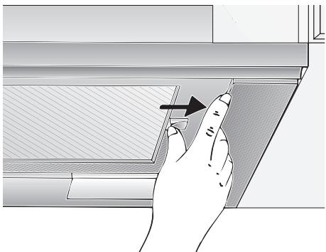 SIEMENS LI23031/04  - INSTALLATION INSTRUCTIONS - En los aparatos con cajón del filtro con placá de vidrio: - 1