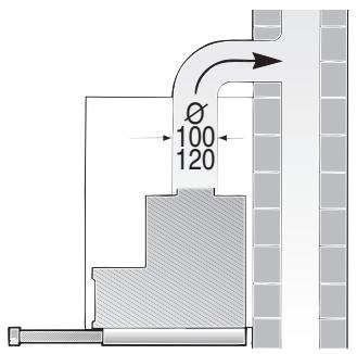 SIEMENS LI23031/04  - INSTALLATION INSTRUCTIONS - Funcioncimiento con evacuación del aire al exterior - 1