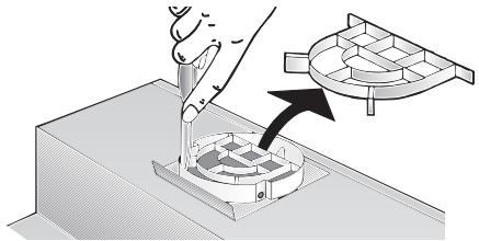 SIEMENS LI23031/04  - INSTALLATION INSTRUCTIONS - Montage du volet anti-refoulement: - 1