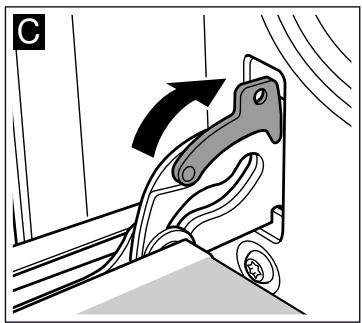 SIEMENS HX85D220F - Accrocher la porte - 3