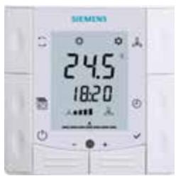 SIEMENS CASCADE - Régulation terminale pour ventilo-convecteur 2 tubes + batterie électrique et 3 vitesses de ventilation - 2