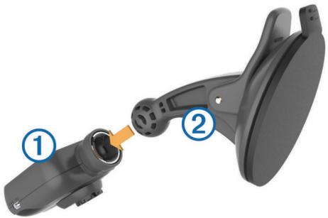 GARMIN DASHCAM 10 - Raccordement de l'appareil à l'alimentation du véhicule - 1