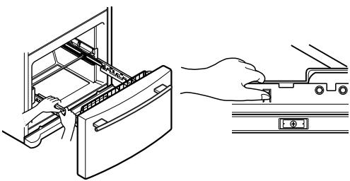 LG GR-F218ULJA - Extraction du tiroir détachable - 2