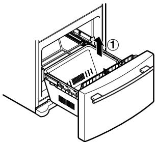 LG GR-F218ULJA - Extraction du tiroir détachable - 1