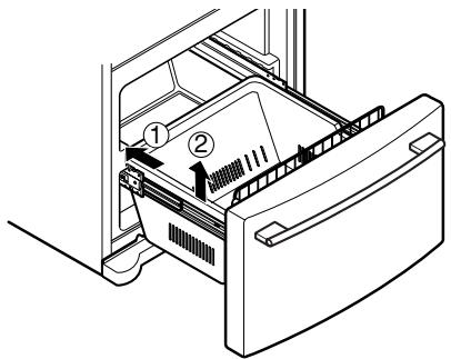 LG GR-F218ULJA - PANIER Metallique de la porte du congélateur - 3