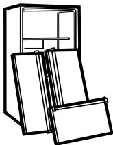 LG GR-F218ULJA - DANGER: RISQUE Pour les enfants de RESTER enfermes à l'intérieur du réfrigérateur - 1