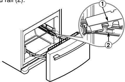 LG GR-F218ULJA - Installation du tiroir détachable - 2