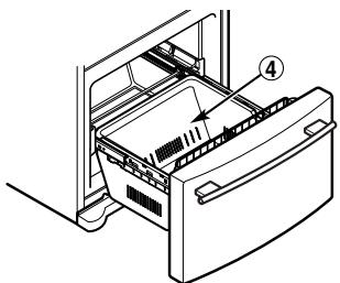 LG GR-F218ULJA - Installation du tiroir détachable - 7