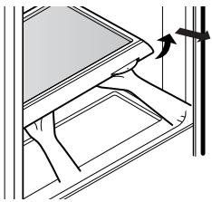 LG GR-F218ULJA - Pour enlever le verre: - 1