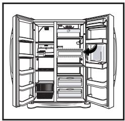 LG GR-F218ULJA - Positionnement du contrôleur de température - 4