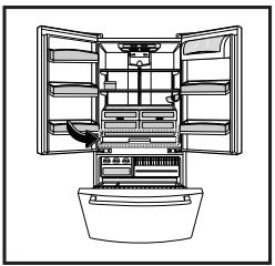 LG GR-F218ULJA - Positionnement du contrôleur de température - 3