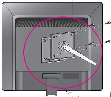 LG W2234S-SN - Plaque de fixation murale (vendue séparément) - 1