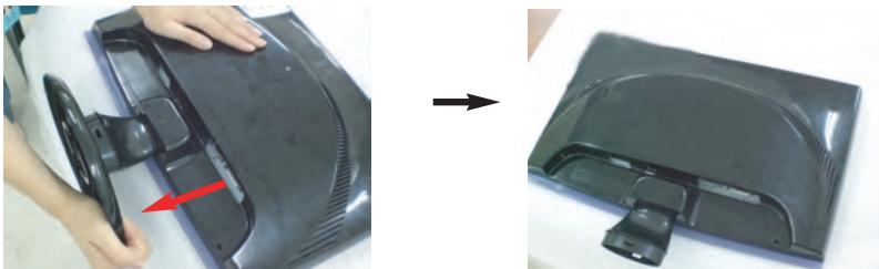 LG W2353V - Démontez le socle - 5