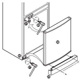 LG GCD-3911 NS - Comment Renverser la Porte - 4