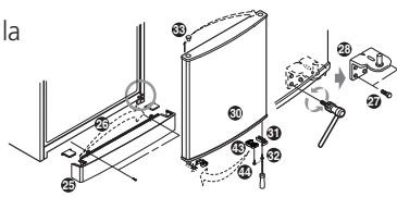 LG GCD-3911 NS - Comment Renverser la Porte - 3
