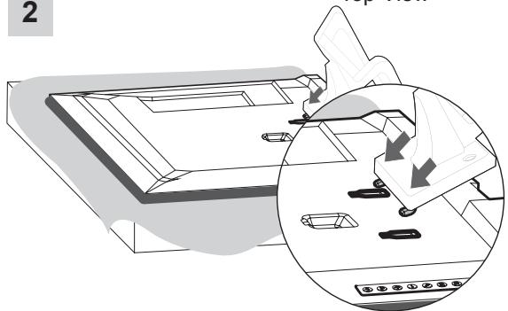 LG 42LM3450 - Attaching the stand - 2