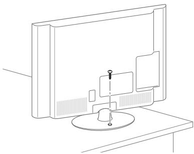 LG 42LM3450 - De TV aan een tafel bevestigen - 1
