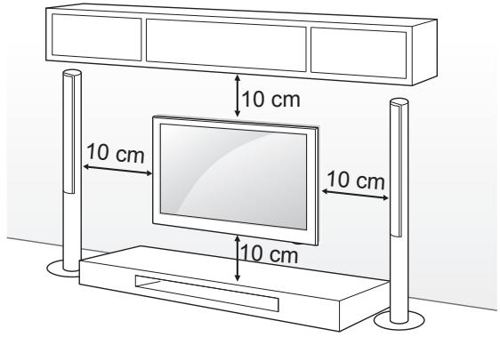LG 42LM3450 - Montagem numa mesa - 1