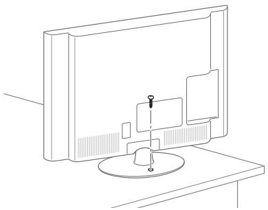 LG 42LM3450 - Fixation fiable de la TV sur une table - 1