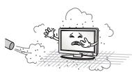 LG 42LM3450 - WARNING - 2
