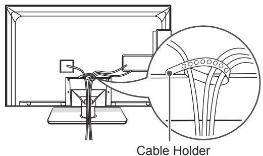 LG 42LM3450 - Tidying cables - 3