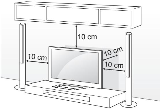 LG 42LM3450 - Installation sur une table - 1
