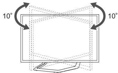 LG 42LM3450 - Adjusting the angle of the TV to suit view - 2