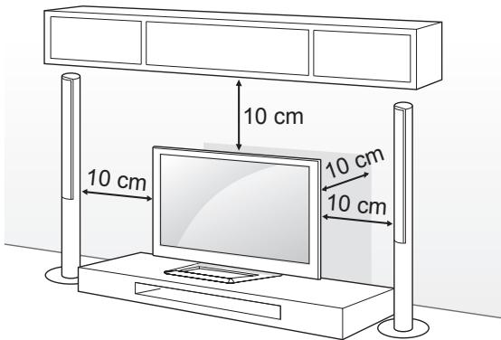LG 42LM3450 - Op een tafelblad plaatsen - 1