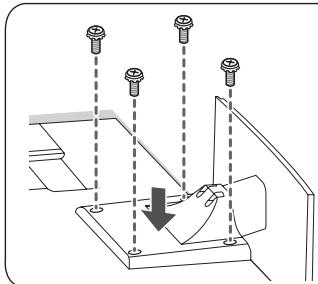 LG 42LM3450 - Attaching the stand - 9