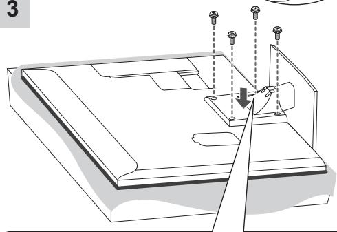 LG 42LM3450 - Attaching the stand - 8