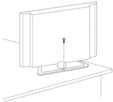 LG 42LN5400 - Fissaggio della TV al ravolo - 1