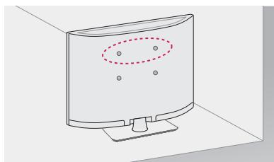 LG 42LN5400 - Fixar a TV numa parede - 1