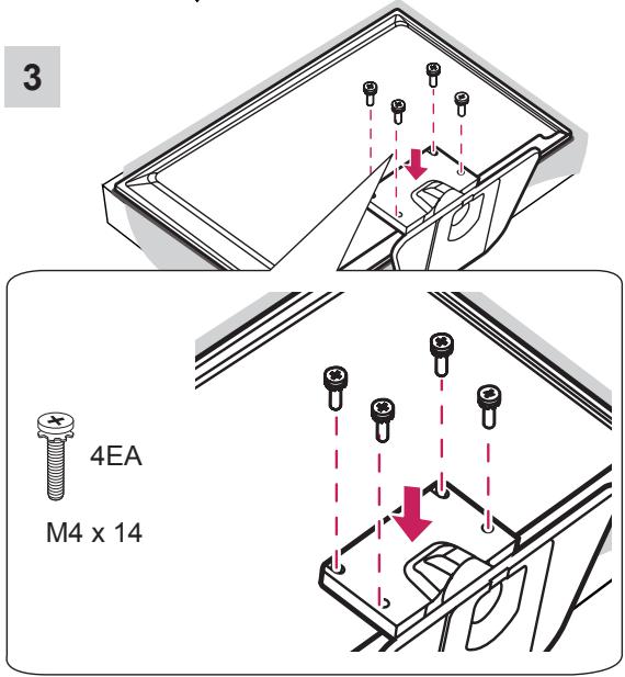 LG 42LN5400 - Attaching the stand - 6