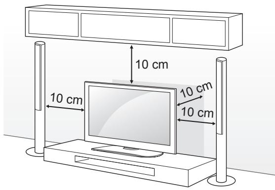 LG 42LN5400 - Montaje en una mesa - 1