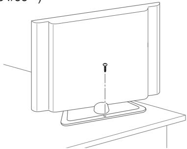 LG 42LN5400 - Befestigen des TV-Gerätes an einem Tisch - 1