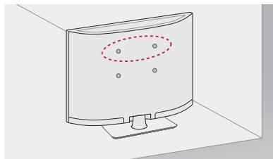 LG 42LN5400 - Fixation fiable de la TV au mur - 1