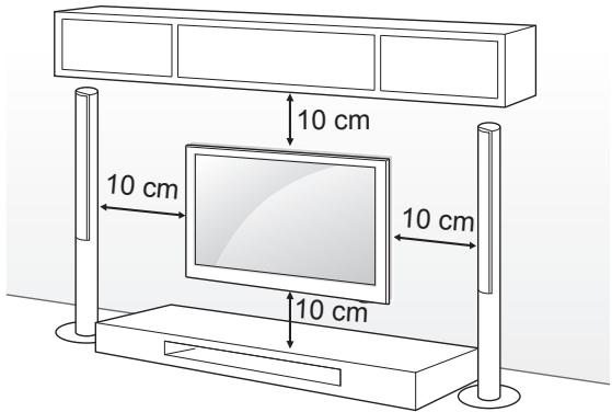LG 42LN5400 - Montaje en una pared - 1