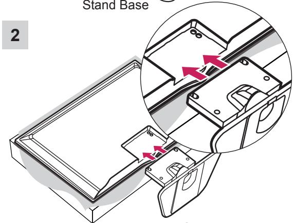 LG 42LN5400 - Attaching the stand - 5