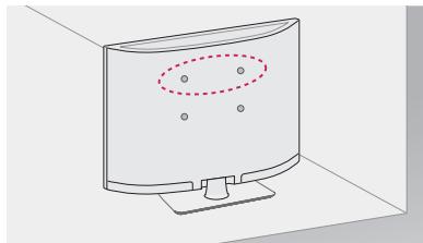 LG 42LN5400 - Fissaggio della TV alla parete - 1