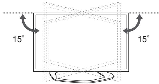 LG 42LN5400 - Regolazione dell'angolazione del teilevisore per una migliorie visione - 1